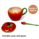 Apple Mug, Teacher Appreciation Gift, Unique Novelty Coffee Cup, Great Teachers Gift Idea & Desk Dcor, for Holidays, Birthdays, End of Year Appreciation, for Best Male, Female Gifts