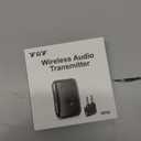 Premium Bluetooth 5.4 Transmitter, Airplane Wireless Adapter, Supports 2 AirPods/Headphones, Bluetooth Transmitter for TV, Airplane, Gym, with aptX Adaptive & Low Latency (Black)