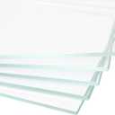 12 Pack Rectangle Glass Shelf Without Frame, 12"x16"
