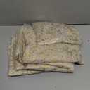 Artoid Mode 6Pcs Beige Gold Gauze Table Runner 120 Inch 10FT, Glitter Metallic Foil Sheer Dining Wedding Anniversary Holiday Birthday Table Decor for Home Party