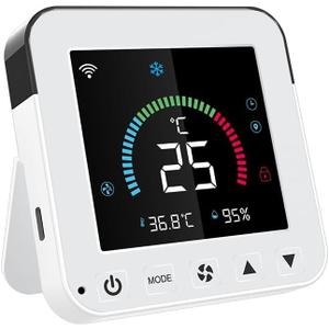 Smart Air Conditioner Controller, WenzhiIoT WiFi Thermostat for Mini-Split,Window,Portable AC Tuya Smart Life Wireless Remote Compatible with Alexa Google Home