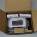 ELEGRP Outdoor GFCI Outlet with Extra-Duty in Use Cover, 20 Amp TRWR Self-Test GFI Receptacle, 1 Gang Weather Resistant in-Use Cover, Lockable, Horizontal/Vertical Mount, UL Listed, 1 Pack, Black