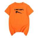 Port Company  T-Shirt Quality I Just Can't (Medium, Orange)