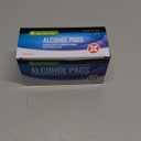 Alcohol Wipes Individually Wrapped - 100 Sterile Alcohol Prep Pads Saturated with 70% Isopropyl - Skin Prep Swabs for First Aid, Injections, Nails, and Medical Use - Large