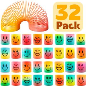 2 x Cocurb 32 Pcs Mini Spring Party Favors for Kids 4 to 8 Fun Goodie Bag Stuffers for Birthdays, Classroom Prizes, and Small Toys Present