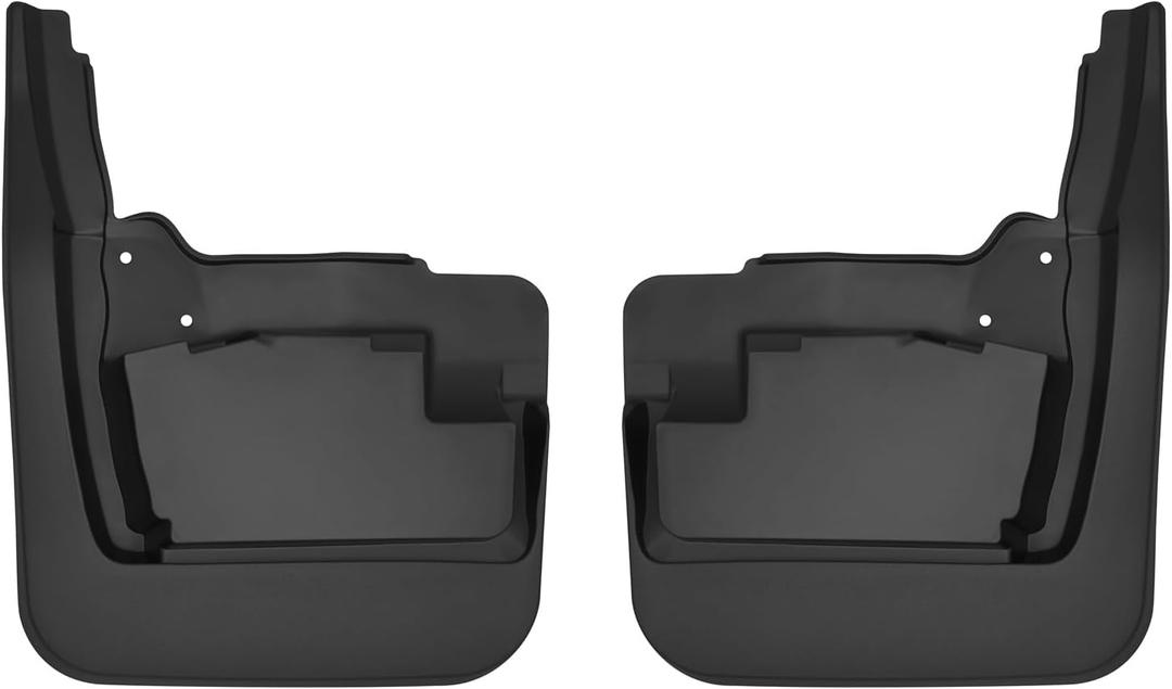 Husky Liners Custom Mud Guards | Fits 2019-2026 GMC Sierra 1500 | Front Set, 2-pc Black - 58271