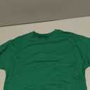 ZDC Girls Athletic Oversized Crop Tops Kids Drop Shoulder Short Sleeve T Shirts Workout Tees 5-14 Years Green S