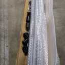 8 Foot x 1-inch Round Horizontal Bar Baluster for Stair Remodel- Wrought Iron Hollow Staircase Metal Spindles for Indoor Staircase-Stair Installation-Matte Black 3 Pack