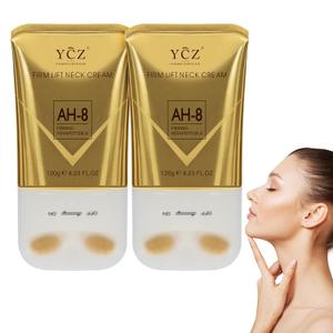 Ycz AH-8 Neck Firming Cream with Roller for Crepey Skin Body Care Comfort, Moisturizing, Anti-Aging Neck Cream with Peptide, Collagen, Smooths Wrinkles & Fine Lines Skin Care Skin Repair(Pack of 2)