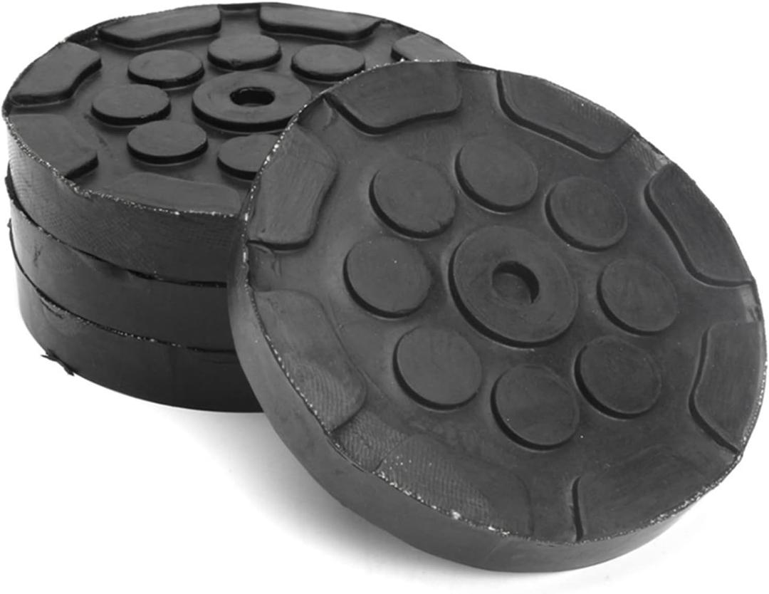 4PCS Car Auto Jacking Lift Pads,Round Heavy Duty Car Lift Pads Rubber Arm Pads Lift Pad Fit for Auto Car Lift Truck Hoist (B)