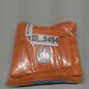 KOUFALL Burnt Orange Curtains 2 Panels,Sheer Linen Grommet Bohemian Curtains for Living Room Bedroom,84 Inches Long,Dark Dusty Orange