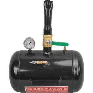 Tire Bead Seater 145PSI Blaster Tool 5 Gallon Air Tire Seating Blaster Inflator Wheel Seating Tool Inflator Tank for Car Truck ATV Tank,Black