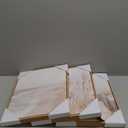 Neutral Beach Pampas Grass Wall Art Boho Coastal Canvas Wall Decor, Ocean Shore Landscape Scene Nature Wilderness Prints Artwork for Living Room Bedroom Framed Ocean Theme, Set of 3, 12x16 Inch