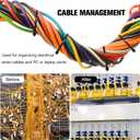 3 x Zip Ties 12 inch Heavy Duty Cable Ties with 120 Pounds Tensile StrengthBlack Zip Ties100 Pack, Wire Ties for Indoor and Outdoor Use.
