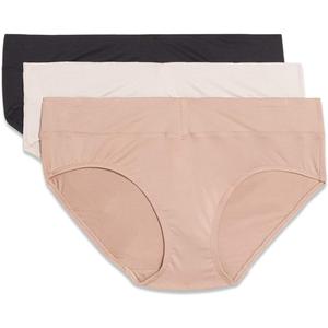 Warner's Women's Blissful Benefits Dig-Free Comfort Waist Moisture-Wicking Microfiber Brief Ru4963w (Large)