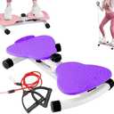 Flexforge Pilates Twister, Flexforge Core Trainer, Waist Twister Machine with Resistance Bands, Exercise Twist Boards Twisting Waist Machine, 330lbs Capacity, for Women/Men