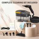 Steam Cleaner for Home, 1600W Handheld Steamer for Cleaning with 1.69QT Tank, High Temp Pressurized Steam Cleaner with 15 Accessories for Grout, Tile, Floor, Couch, Car Detailing