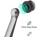 HOTO 16 PCS Replacement Brush Heads for Wand Grout Brush, Suitable Electric Scrubber Only, Cordless Spin Scrubber Accessories for Tiles, Grout, Corners, Crevices