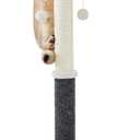 Lesure 34" Tall Cat Scratching Post - Highly Resistant Carpet Scratch Post, Premium Sisal Rope Scratch Posts Kitten and Adult Cats, Sturdy Large Scratch Pole with Hanging Ball, Grey (15.7x15.7x34, Charcoal Gray)