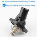 Thermostat Housing Assembly Replace RT1193, 34044 Compatible with Ford Mazda 2.0 2.3 2.5L - 2005-2019 Escape, 2003-2011 Focus, 2006-2020 Fusion, 2007-2011 Ranger, 2007-2013 Mazda 3, 2003-2013 Mazda 6
