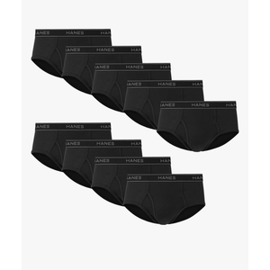 Hanes Men's Moisture-Wicking Cotton Briefs, 9 Pcs XL