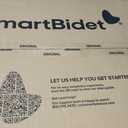 SmartBidet SB-1000 Smart Bidet Electric Bidet Toilet Seat with Heated Seat, Warm Water, Air Dryer Remote Control, Elongated