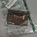 Strapurs Magnetic Card Holder Compatible with MagSafe Phones and Cases, PU Leather Phone Wallet for iPhone 17/16/15/14/13/12/Pro/Max/Plus/Air, 4 Card Slots RFID Blocking with Zipper Pocket - Brown