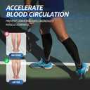 Compression Socks 4 Paris for Women & Men 20-30mmhg Knee High Circulation Support (S/M, L/XL, XL/XXL) (XL)