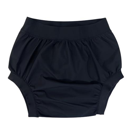 AQX Adult Diaper Cover for Incontinence, High Waist Active Waterproof Latex Pants with Cotton Layer, Noiseless Reusable Washable Pull Up Plastic Pants (High Waist XL)