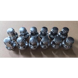 12pcs 611-342 M14*1.5 Wheel Lug Nuts 40224-1LA3A Hex 21mm, Heigth 42mm Replacement for Nissan NV1500 NV2500 NV3500 Titan XD Armada, Infiniti QX56 QX80