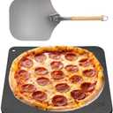 Pizza Steel PRO by Hans Grill | XL 1/4" Thick Square Conductive Metal Baking Steel for Oven and BBQ Cooking Pizzas | Bake and Grill Bread and Calzone with our Cast Iron Pizza Stone