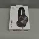 Sony MDR-ZX310AP ZX Series Wired On Ear Headphones with mic, Black