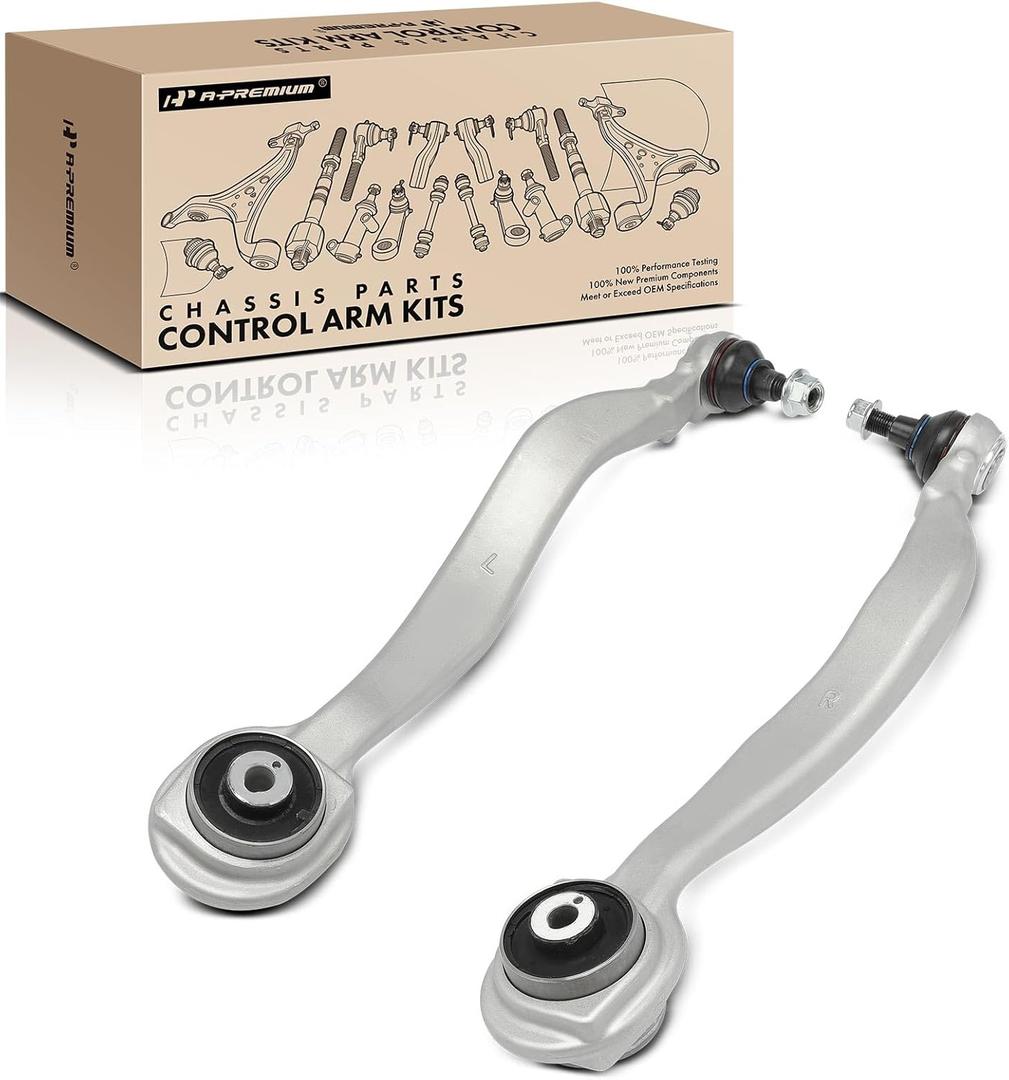 A-Premium 2 x Front Forward Lower Control Arm, with Ball Joint & Bushing, Compatible with Mercedes-Benz C300 2008-2014, C350 2012-2015