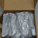 Haliwu 20 Pack Gold Cabinet Pulls, 3 inch Brushed Brass Kitchen Handles Square Dresser Drawer Hardware (Hole Center Spacing76mm (3 inch))