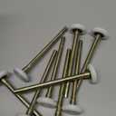 DURA-LIFT Ultra-Life MAX 2" Sealed 6200ZZ Bearing Nylon Garage Door Roller, 7" Stem, Pack of 10