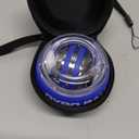 XMALL Torque Ball Hand Exerciser, Grip Strength Trainer, Forearm Strengthener, Wrist Power Gyro Ball, Hand Strengthening Devices, Wrist Strengthener, Finger Exerciser, Auto-Start Colorful Lighting (Blue)