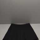 Hoerev Women Girls Short High Waist Pleated Skater Tennis Skirt (12, Black)