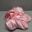 NSGZ Satin Fitted Sheet Twin, Single Silky Fitted Sheet Only Soft Deep Pocket Bottom Bed Sheets, Wrinkle Free & Fade Resistant & Breathable Bottom Sheets- Pink