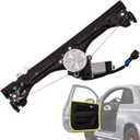 Front Left Driver Side Power Window Regulator with Motor Assembly Compatible for Fiat 500 1.4L 2012-2019, Replacement 751-648 68070267AC 68070267AD 68070267AE