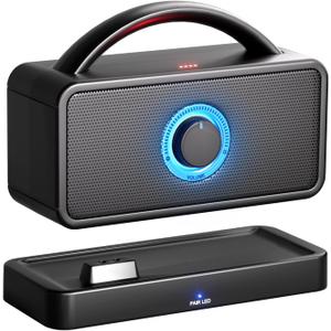 Wireless TV Speakers for Seniors, Hard of Hearing, Elderly - Up to 50ft Range, 20H Playtime, Bluetooth Audio Amplifier with Headphone Jack for Smart/Older TVs, Bedroom & Multi-Room Use