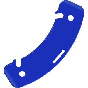 Curved Transfer Board Plastic Slide Board for Transferring to Wheelchair, Chair, Bed, Toilet, Car for Patient, Elderly, Disabled, 31.1 * 9.84 * 0.46" 3.64 lbs ABS Transfer Devices (Blue)