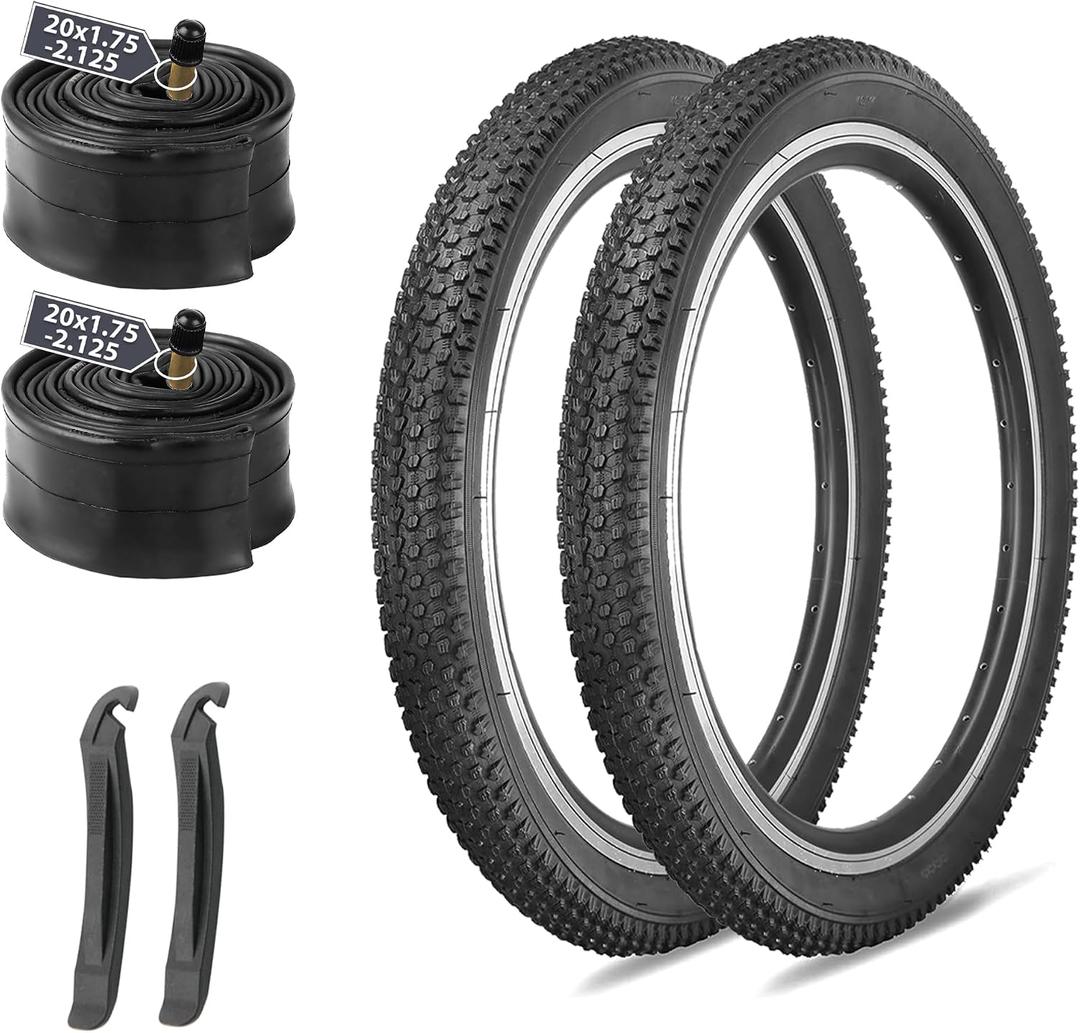 MOHEGIA Mountain Bike Tires - 20/24/26/27.5 Inch Folding MTB Bicycle Tires Replacement,Steel Bead All-Terrain and High-Performance Durable for Off-Road,Street & Trail Adventures