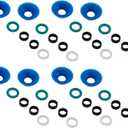 8Pcs Fuel Injector O-Ring Kit Fuel Injectors Repair Kit Fit For Cadillac Escalade ESV/Escalade/Chevrolet Suburban 2015-2020,CTS 2016-2019,For Chevrolet Silverado 1500 LD 2019/Camaro 2016-2020