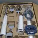 Buenkee Dog Grooming Kit with Vacuum, 15000Pa Pet Hair Clipper and Shedding Brush, 50dB Low Noise, 2L Capacity, White 