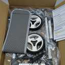 Adjustable Dog Wheelchair for Back Legs Mobility Support Lightweight Pet Wheelchair for Disabled Hind Legs Walking Stable Dog Cart for Pets, Pink (White XS for 11-17.6lb)