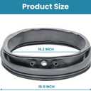 5304505004 Washer Door Gasket Replacement,5304505004 Front Load Washer Rubber Seal Parts 5304516744 5304505239,Compatible with Frigidaire Electrolux Washer Door Seal
