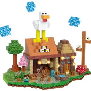 120pcs Magnetic Blocks for Kids 3+, Light Up Magnetic Building Blocks Toy Set, 1 inch 3D Construction Build Toys STEM Sensory Magnet Cubes Christmas Birthday Present