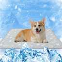 MH MYLUNE HOME Self Cooling Mat for Dog, 28x39 Arc-Chill Cooling Fiber & Endothermic Color Changing Pet Cooling Pad, Foldable & Washable Non-Toxic Summer Pet Blanket