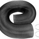 69860 Lawn Vacuum Hose Replacement for Agri-Fab 41882, Compatible with Mow-N-Vacs & Chip-N-Vacs 45-0577/45-0578/45-0567, 6 Inch Leaf Vacuum Hose 6" x 84" Flexible, Heavy-Duty Plastic, Cut-to-Fit