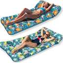 Oversized Pool Floats Lounge 2 Pack 73" X 33", Inflatable Tanning Pool Floaties for Adults, Cooling Pool Raft Lounger Pool Rafts & Inflatable Ride-Ons for Pool Party, Sea, Beach, Lake River
